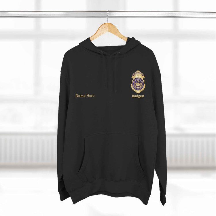 DSNY Supervisor Fleece Hoodie - Customizable Badge