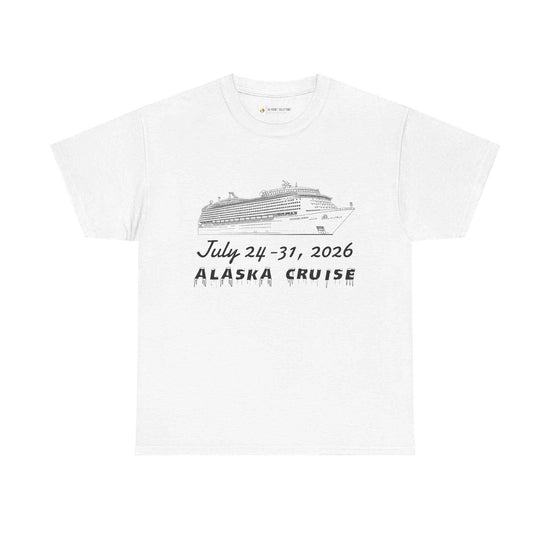 Personalized Alaska Cruise T-Shirt - July 24-31, 2026 Cruise Souvenir Tee