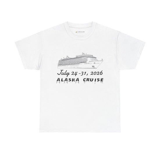 Personalized Alaska Cruise T‑Shirt — July 24–31, 2026 Cruise Souvenir Tee