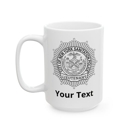 DSNY Sanitation Police Mug - 11oz/15oz Coffee Mug for Proud Officers