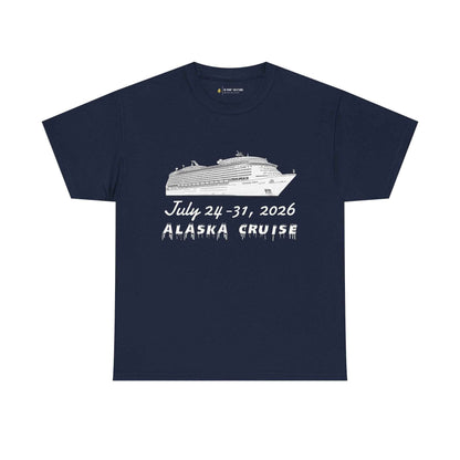 Personalized Alaska Cruise T-Shirt - July 24-31, 2026 Cruise Souvenir Tee