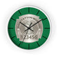 DSNY Sanitation Worker Wall Clock Personalized  - Green