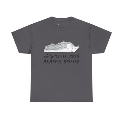 Personalized Alaska Cruise T‑Shirt — July 24–31, 2026 Cruise Souvenir Tee