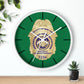 DSNY Superintendent Wall Clock Personalized  - Green