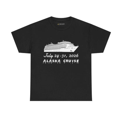 Personalized Alaska Cruise T-Shirt - July 24-31, 2026 Cruise Souvenir Tee