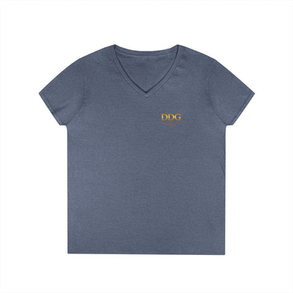 DDG Certified Degenerate Womens V-Neck T-Shirt