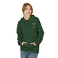 Personalized NY Strongest Green Stripe American Flag Fleece Hoodie with Sanitation Caduceus Logo