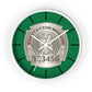 DSNY Sanitation Worker Wall Clock Personalized  - Green