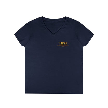 DDG Certified Degenerate Womens V-Neck T-Shirt