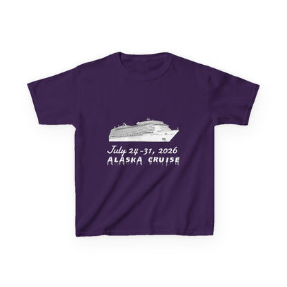 Personalized Alaska Cruise KidsT‑Shirt — July 24–31, 2026 Cruise Souvenir Tee