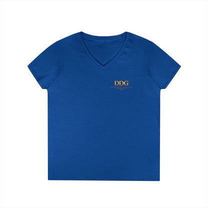 DDG Certified Degenerate Womens V-Neck T-Shirt