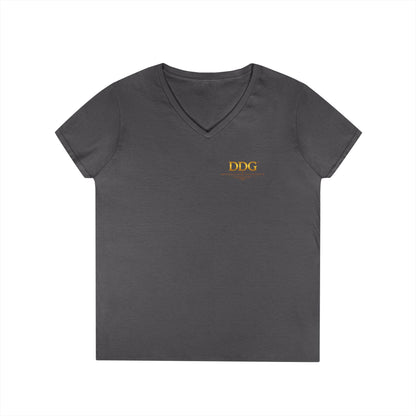 DDG Certified Degenerate Womens V-Neck T-Shirt
