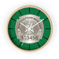 DSNY Sanitation Worker Wall Clock Personalized  - Green