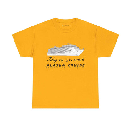 Personalized Alaska Cruise T-Shirt - July 24-31, 2026 Cruise Souvenir Tee