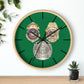 DSNY Superintendent/Supervisor/Sanitation Worker Wall Clock Personalized  - Green