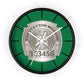 DSNY Sanitation Worker Wall Clock Personalized  - Green