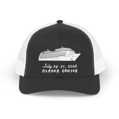 Cruise Trucker Hat — Voyager Of The Seas Ship with Dates (July 24–31, 2026)