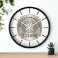DSNY Sanitation Worker Wall Clock Personalized  - White