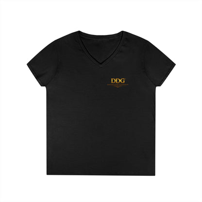 DDG Certified Degenerate Womens V-Neck T-Shirt