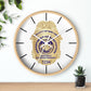 DSNY Superintendent Wall Clock Personalized - White