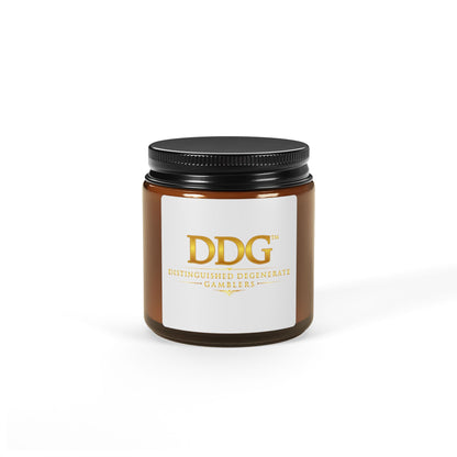 Distinguished Degenerate Gamblers Scented Soy Candle — Amber Jar (Multi-Size)