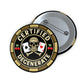 Certified Degenerate Gamblers Pin Button — &