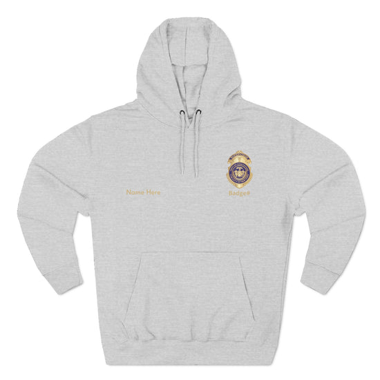 DSNY Supervisor Fleece Hoodie - Personalized Badge 