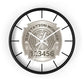 DSNY Sanitation Worker Wall Clock Personalized  - White