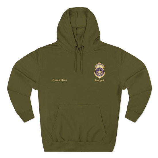 DSNY Supervisor Fleece Hoodie - Personalized Badge 