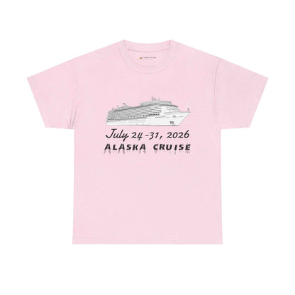 Personalized Alaska Cruise T-Shirt - July 24-31, 2026 Cruise Souvenir Tee