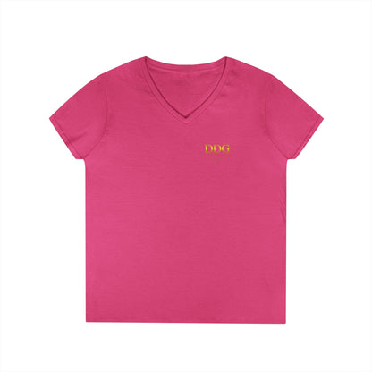 DDG Certified Degenerate Womens V-Neck T-Shirt