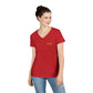 DDG Certified Degenerate Womens V-Neck T-Shirt