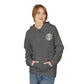 Personalized NY Strongest Green Stripe American Flag Fleece Hoodie with Sanitation Worker Badge
