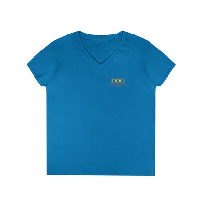 DDG Certified Degenerate Womens V-Neck T-Shirt