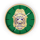 DSNY Superintendent Wall Clock Personalized  - Green