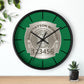 DSNY Sanitation Worker Wall Clock Personalized  - Green