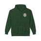 Personalized NY Strongest Green Stripe American Flag Fleece Hoodie with Sanitation Worker Badge - 3D Print Solutions LLC