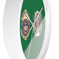 DSNY Supervisor/Sanitation Worker Wall Clock Personalized  - Green