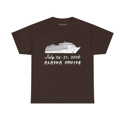 Personalized Alaska Cruise T-Shirt - July 24-31, 2026 Cruise Souvenir Tee