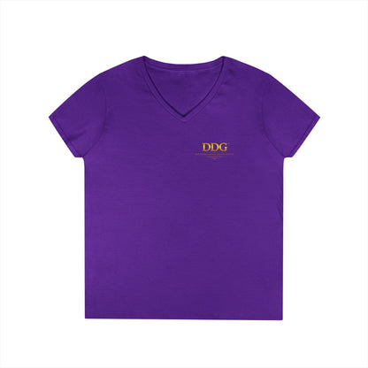 DDG Certified Degenerate Womens V-Neck T-Shirt
