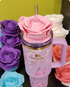 Stanley Tumbler Rose Topper – Floral Lid Accessory for 40oz, 30oz, 20oz Quencher 2.0 | Mother’s Day Gift, Spring Gift image 0