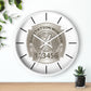 DSNY Sanitation Worker Wall Clock Personalized  - White