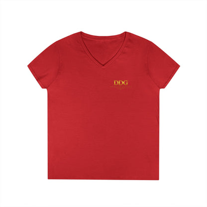DDG Certified Degenerate Womens V-Neck T-Shirt