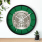 DSNY Sanitation Worker Wall Clock Personalized  - Green