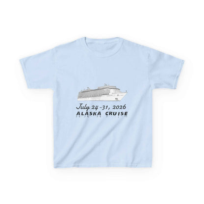 Personalized Alaska Cruise KidsT‑Shirt — July 24–31, 2026 Cruise Souvenir Tee