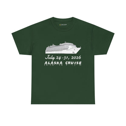 Personalized Alaska Cruise T‑Shirt — July 24–31, 2026 Cruise Souvenir Tee