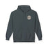 Personalized NY Strongest Green Stripe American Flag Fleece Hoodie with Sanitation Worker Badge