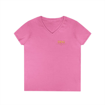 DDG Certified Degenerate Womens V-Neck T-Shirt