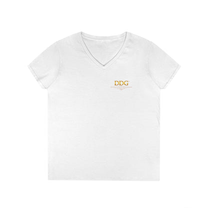 DDG Certified Degenerate Womens V-Neck T-Shirt