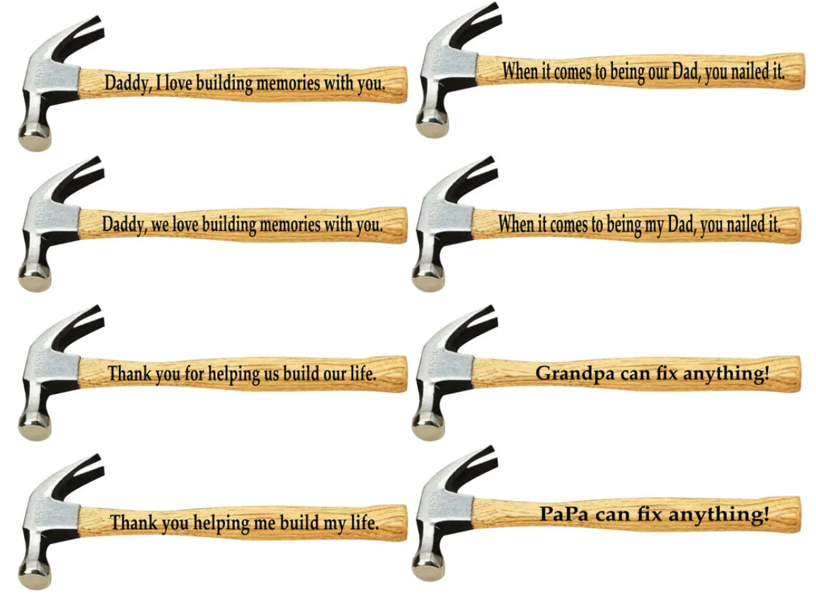 Personalized Father’s Day Hammer image 0